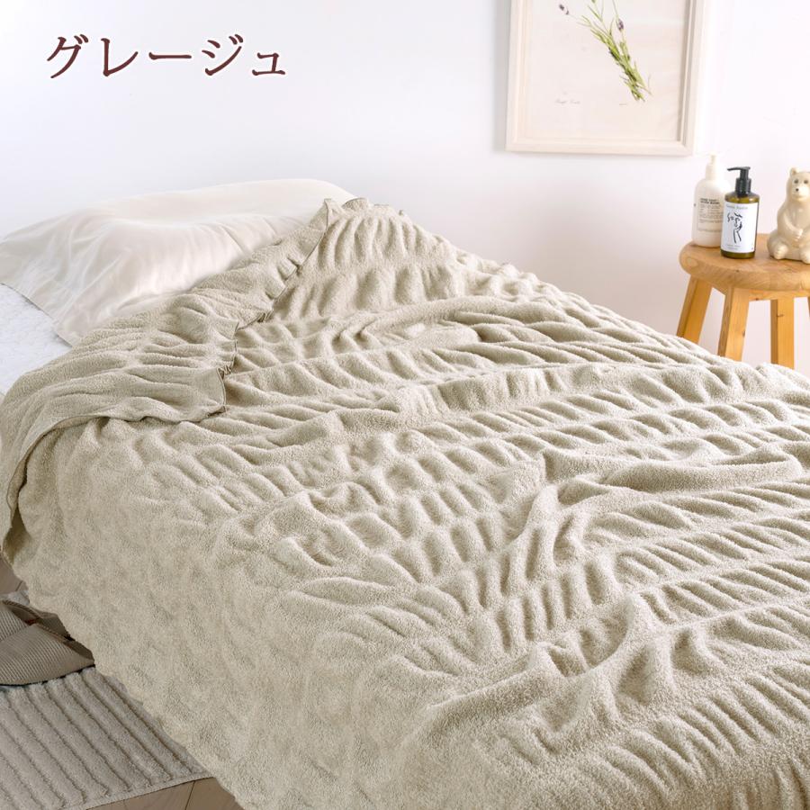 ロマンス小杉タオルケットマイヤー織ベージュ2枚