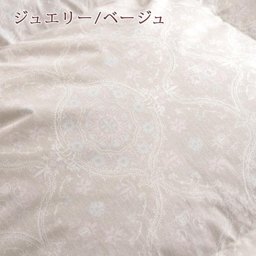 羽毛布団 セミダブルロング 掛布団カバー等特典付 長身用230cm 大増量1.7kg ダウン90% DP350 抗菌防臭 コインランドリーOK ロマンス小杉 | 昭和西川 | 04