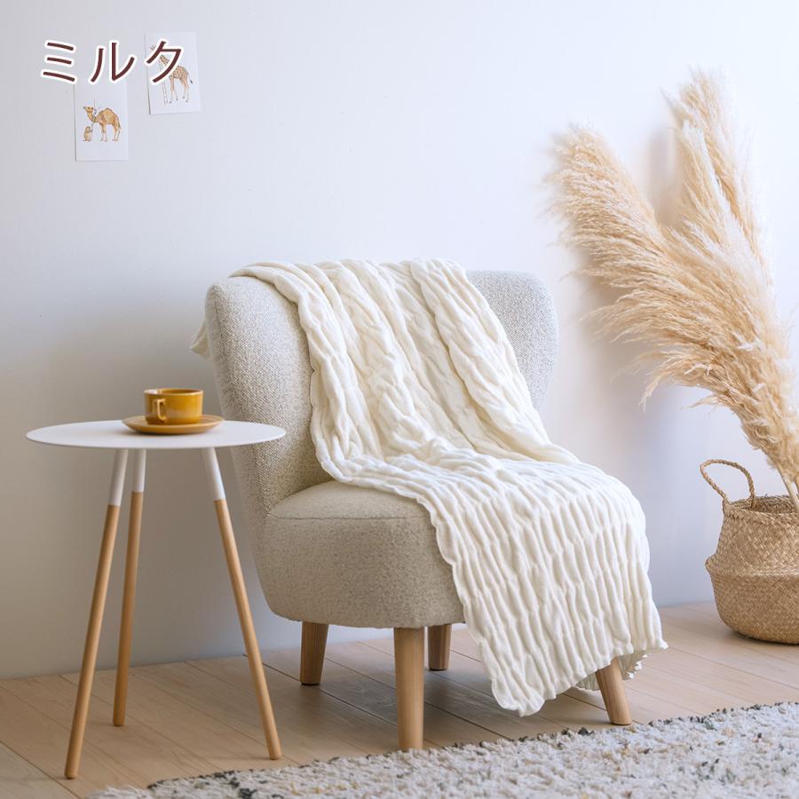 毛布 ジュニア 小さいサイズ セミシングル 日本製 ロマンス小杉 ウォームサポート ケット 一年中 ジュニアサイズ 綿毛布 吸湿発熱_5