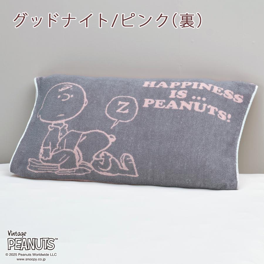 枕カバー 西川 抗菌 パイル のびのびタオル ピロケース 西川リビング スヌーピー snoopy いろんなサイズの枕にフィット ピローケース | 西川 | 02