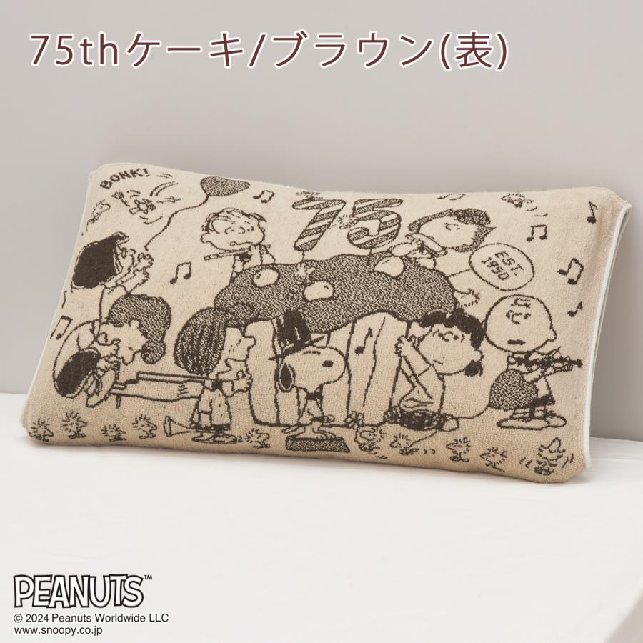 枕カバー 西川 抗菌 パイル のびのびタオル ピロケース 西川リビング スヌーピー snoopy いろんなサイズの枕にフィット ピローケース | 西川 | 06