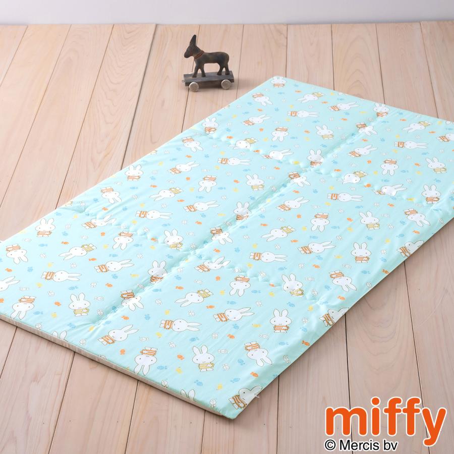 2枚まとめ買い お昼寝布団 敷き布団 送料無料 西川 日本製 ミッフィー 洗える 保育園に お昼寝敷布団 お昼寝マット 子供用 キャラクター | 西川 | 01