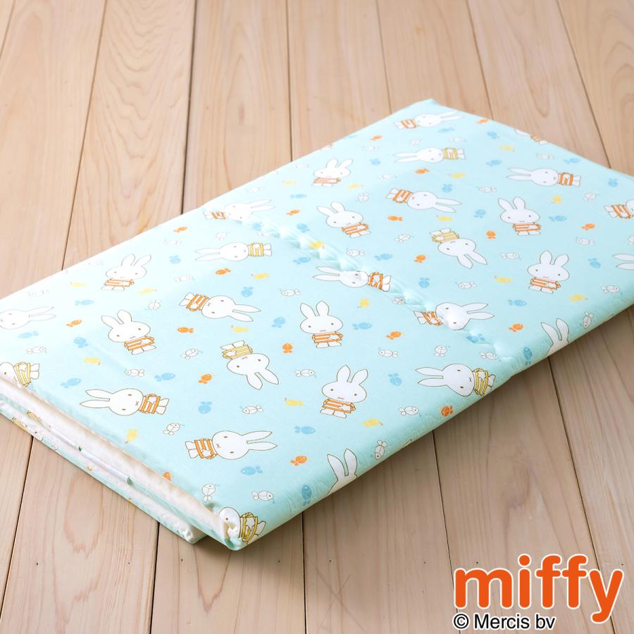 2枚まとめ買い お昼寝布団 敷き布団 送料無料 西川 日本製 ミッフィー 洗える 保育園に お昼寝敷布団 お昼寝マット 子供用 キャラクター | 西川 | 03