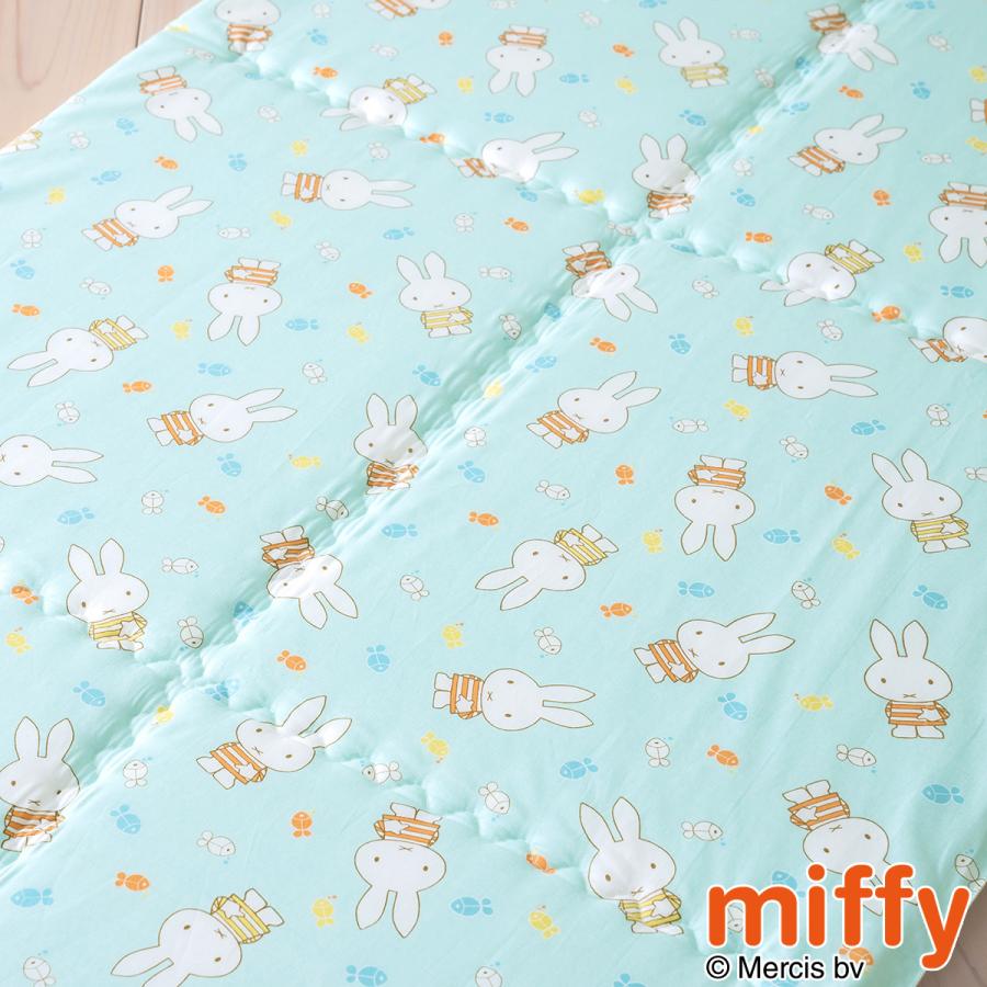 2枚まとめ買い お昼寝布団 敷き布団 送料無料 西川 日本製 ミッフィー 洗える 保育園に お昼寝敷布団 お昼寝マット 子供用 キャラクター | 西川 | 05