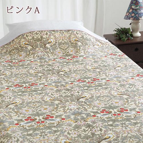 ポイント10倍 タオルケット シングル ウィリアムモリス いちご泥棒 綿100％ 日本製 夏用 V&A ロマンス小杉 ウイリアムモリス | ロマンス小杉 | 05