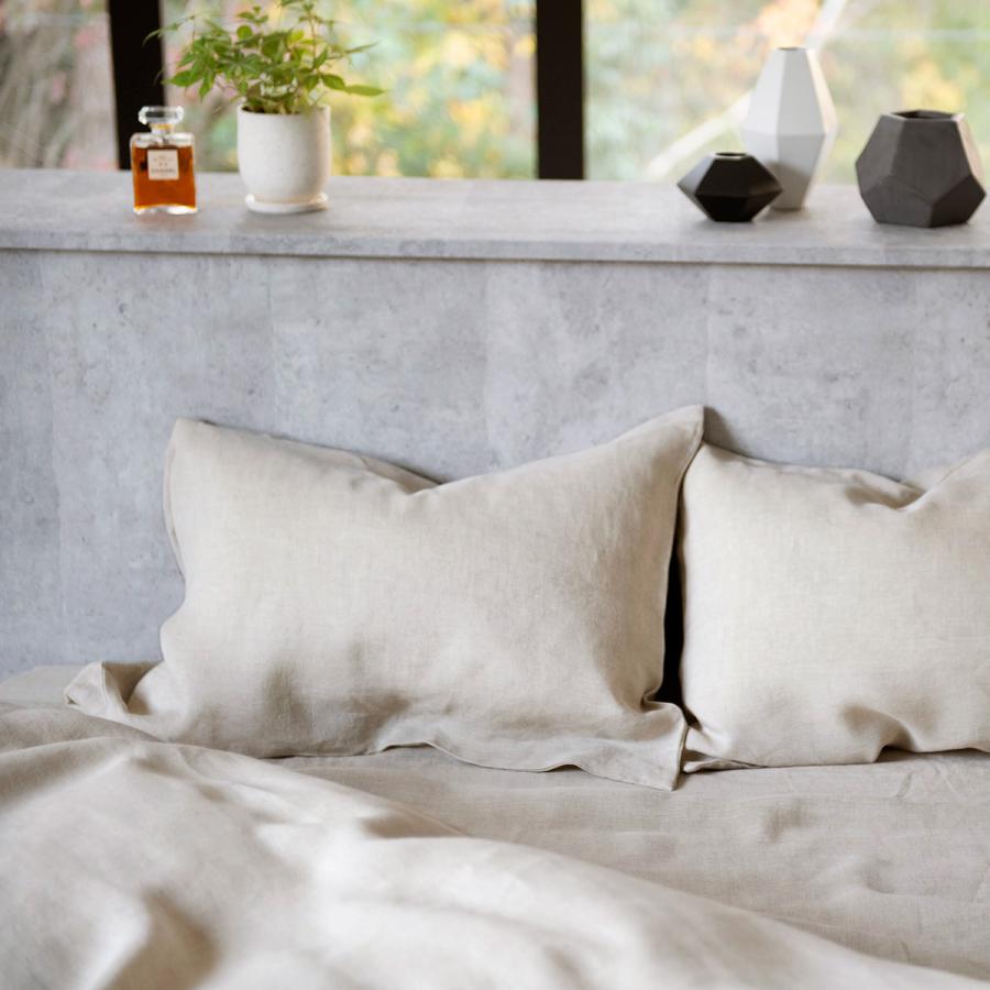 Fab the Home Fine linen one-wash ファインリネン ワンウォッシュ 枕カバー 43×63 麻100％ まくらカバー ピロケース ピローケー | ブランド登録なし | 03