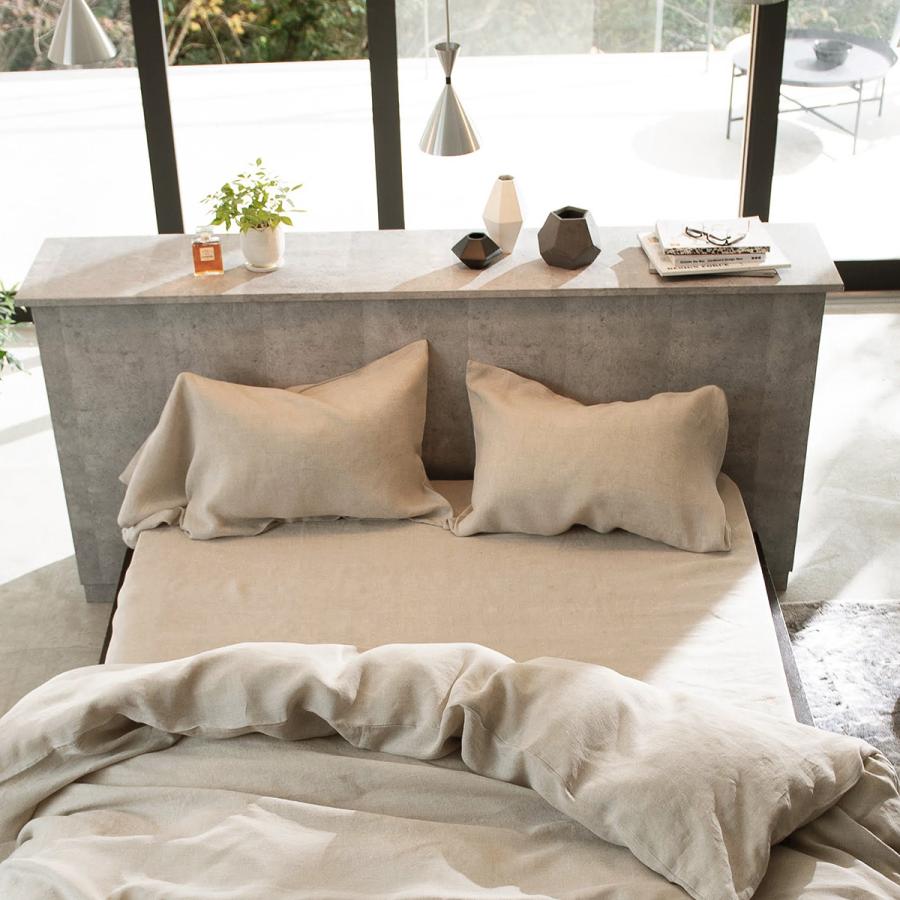 Fab the Home Fine linen one-wash ファインリネン ワンウォッシュ 枕カバー 43×63 麻100％ まくらカバー ピロケース ピローケー | ブランド登録なし | 08
