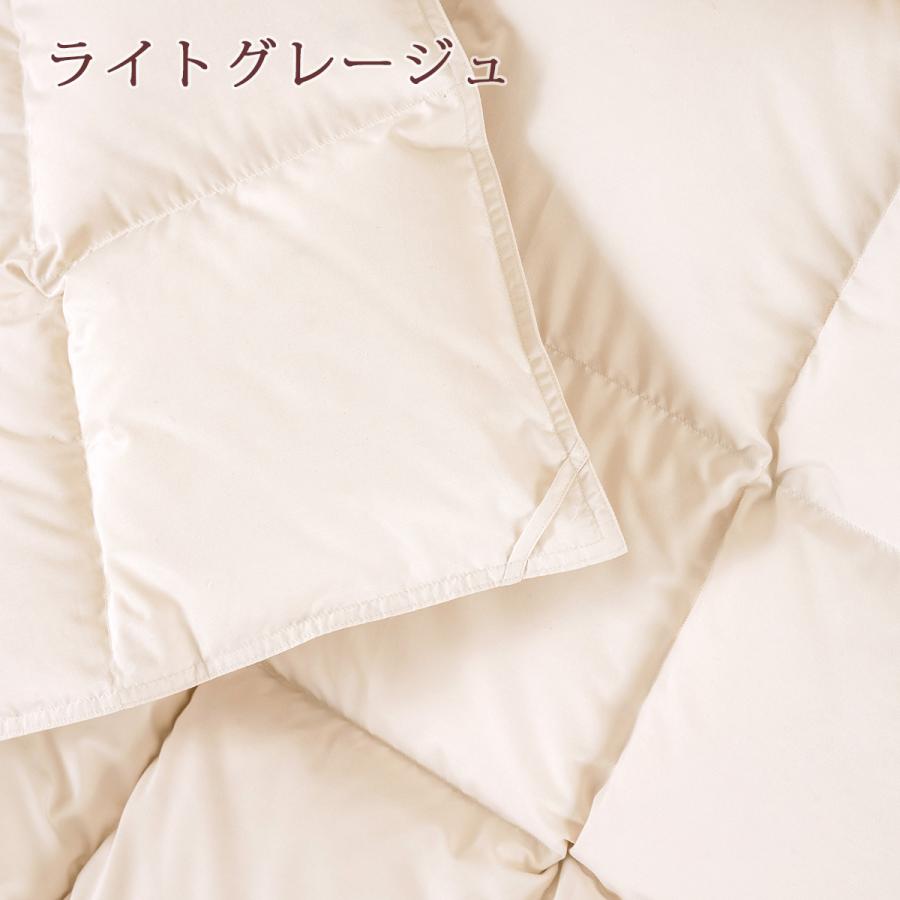 羽毛こたつ掛け布団 長方形 210×250cm ホワイトダウン85％ 抗菌防臭 ダニ通過防止 静電気抑制加工 0.9kg 日本製 こたつ布団 洗える 天板が普通の画像
