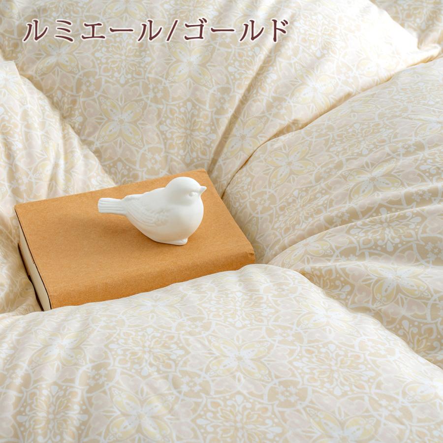 羽毛布団 セミダブル 昭和西川 ホワイトマザーグースダウン93% グース 1.3kg DP420 軽量生地 抗菌 花粉フリー ダニ対策 | 昭和西川 | 07