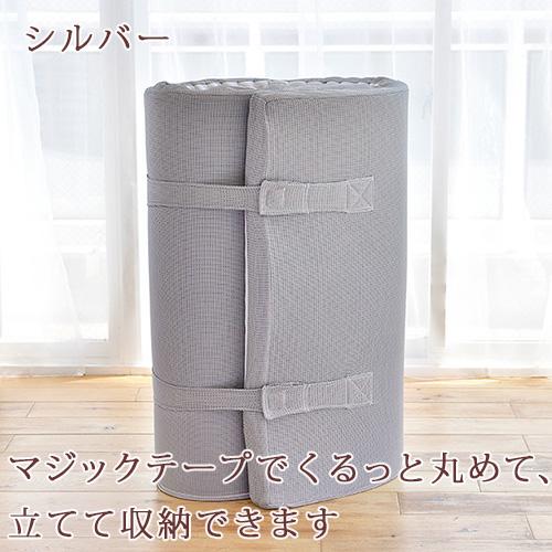 敷布団 シングル 西川 RAKURA ラクラ 圧縮梱包 コンパクト 健康敷布団 西川リビング 洗える側生地 敷き布団 硬め 155N 厚さ90ミリ | 西川 | 07