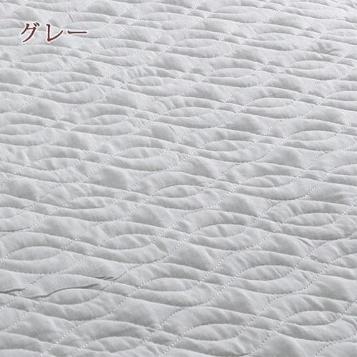 爆買 敷きパッド ダブル 夏用 涼感 麻混 詰め物 麻100% ひんやり 天然素材 ラミー ロマンス小杉 ベッドパッド ベッドパット兼用 ダブルサイズ | ロマンス小杉 | 06