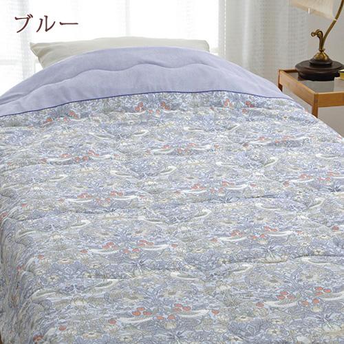 V&A ロマンス小杉 ウイリアムモリス いちご泥棒 肌掛けふとん シングル