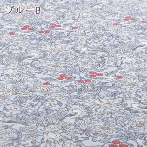 タオルケット ハーフ 綿100％ いちご泥棒 V＆A ウィリアムモリス ロマンス小杉 日本製 洗える 吸湿 140×90cm | ロマンス小杉 | 02