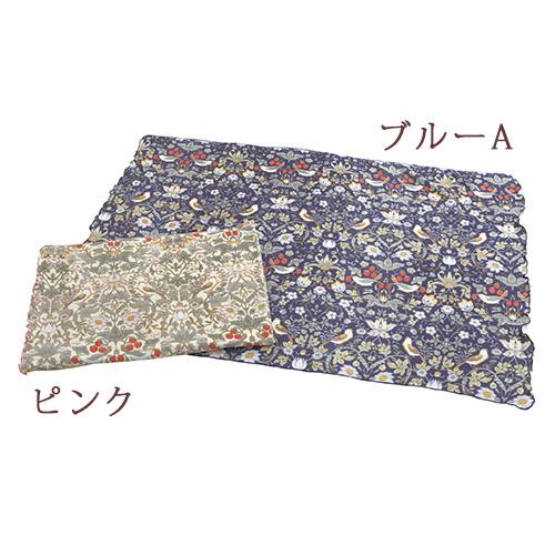 タオルケット ハーフ 綿100％ いちご泥棒 V＆A ウィリアムモリス ロマンス小杉 日本製 洗える 吸湿 140×90cm | ロマンス小杉 | 03