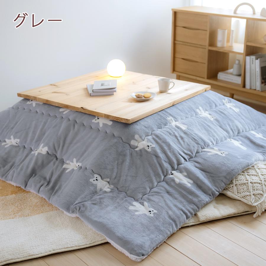 マタノアツコ　こたつ掛けふとん・正方形　サイズ約２００×２００㎝・もふもふ生地 マタノアツコこたつ掛けふとん・正方形サイズ約200×200