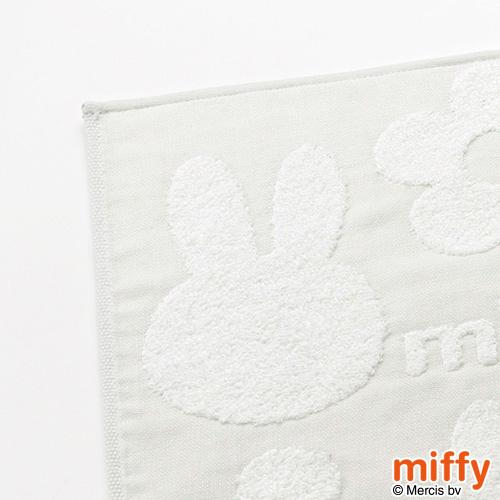 ウォッシュタオル ミッフィー 2枚組 miffy 西川 綿100％ 日本製 ガーゼ パイル キャラクター ハンドタオル タオル 34×35cm | 西川 | 01