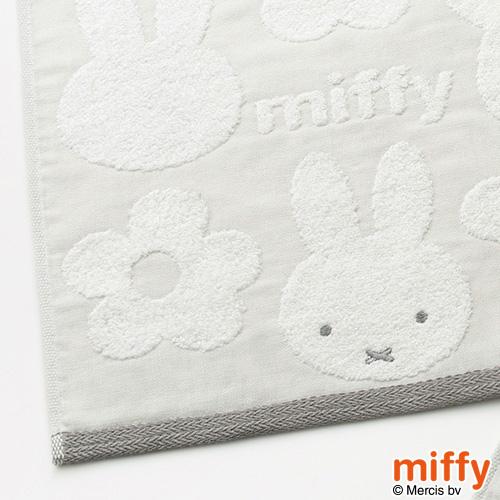 ウォッシュタオル ミッフィー 2枚組 miffy 西川 綿100％ 日本製 ガーゼ パイル キャラクター ハンドタオル タオル 34×35cm | 西川 | 02