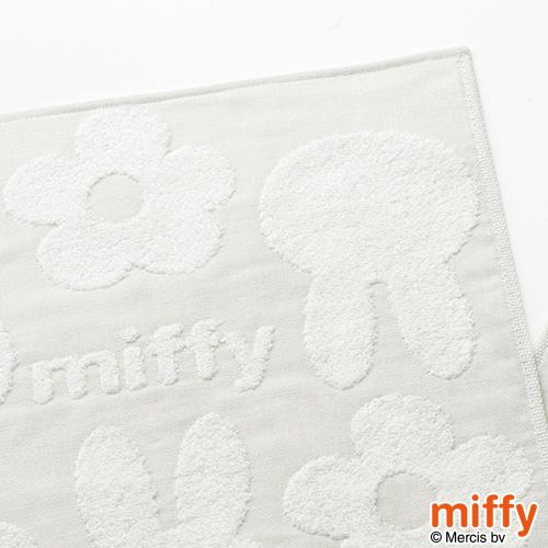 ウォッシュタオル ミッフィー 2枚組 miffy 西川 綿100％ 日本製 ガーゼ パイル キャラクター ハンドタオル タオル 34×35cm | 西川 | 03
