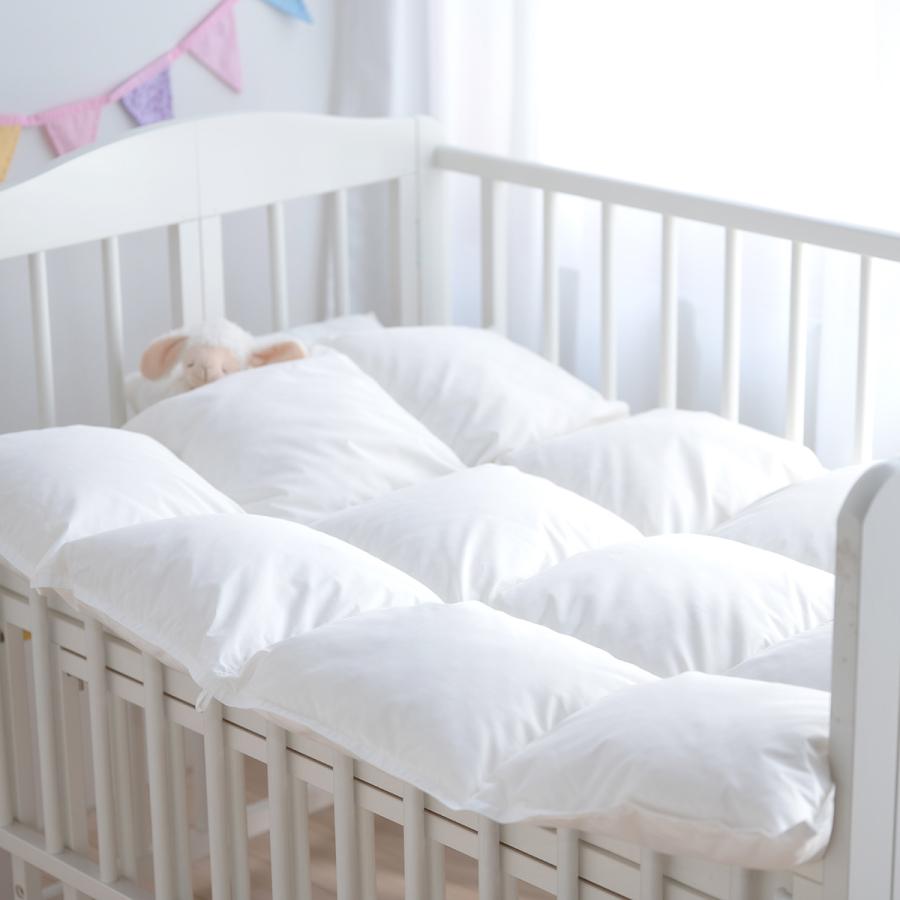 ベビー布団 春 秋 羽毛布団 東京西川 西川産業 掛け布団 洗える ダウン90% 日本製 赤ちゃん ベビー 西川 | 西川 | 01