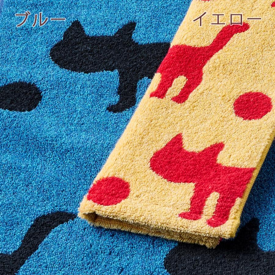 マタノアツコ 今治タオル バスタオル 60×120cm 西川 東京西川 西川産業 綿100％ 無撚糸 またのあつこ シルエット猫 柔らか 今治 | 西川 | 05