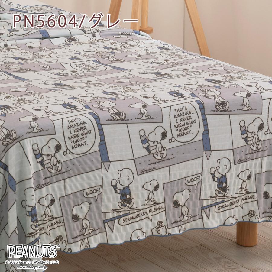 スヌーピー クールケット シングル 西川 ひんやり 冷感 洗える 夏 肌掛け かわいい ジュニア SNOOPY キャラクター シングルサイズ | 西川 | 12