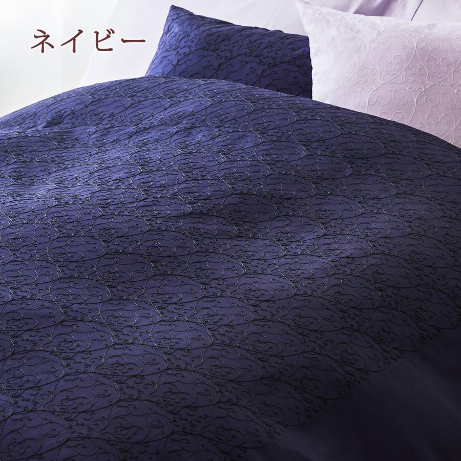 掛け布団カバー シングル 西川 日本製 上質綿 サテン 掛けカバー 24＋ 羽毛布団カバー 布団カバー 羽毛布団対応 シングルサイズ_5