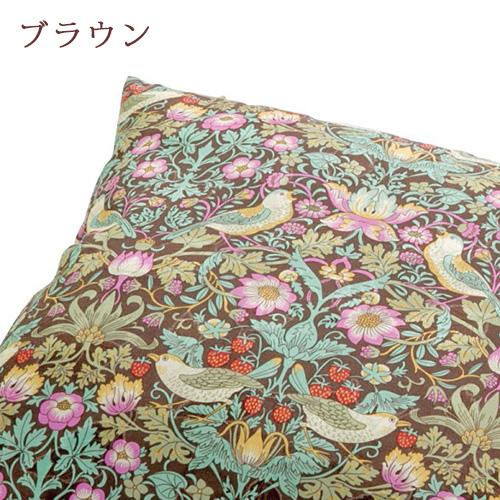 ロマンス小杉 クッション V&A ウィリアムモリス 綿混 Strawberry Thief いちご泥棒 枕 45×45cm ピロー 抱き枕 | ロマンス小杉 | 04