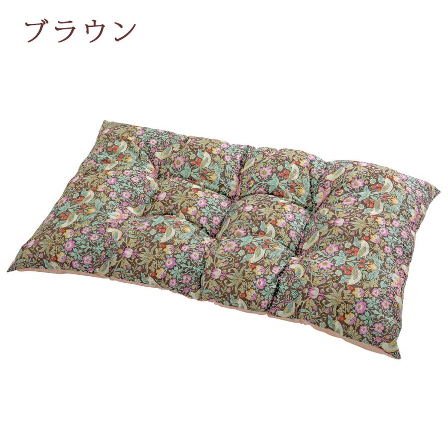 爆買 ロマンス小杉 長座布団 V&A ウィリアムモリス 綿混 Strawberry Thief いちご泥棒 68×120cm | ロマンス小杉 | 02