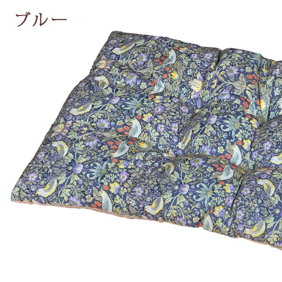 爆買 ロマンス小杉 長座布団 V&A ウィリアムモリス 綿混 Strawberry Thief いちご泥棒 68×120cm | ロマンス小杉 | 05