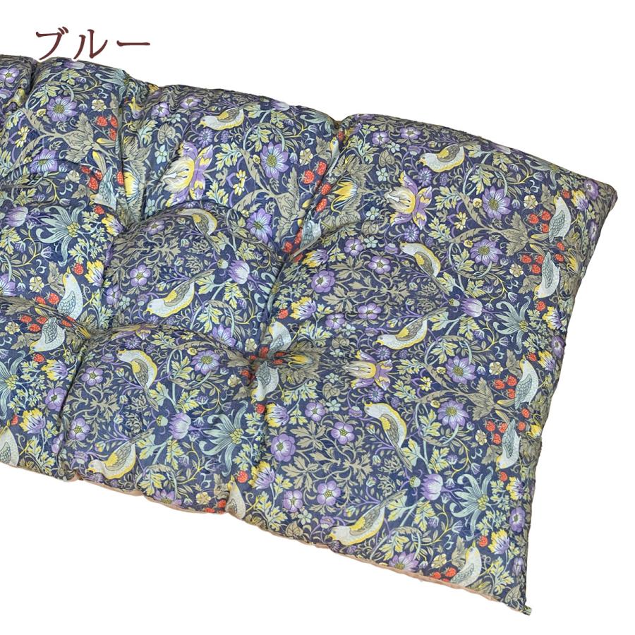 爆買 ロマンス小杉 長座布団 V&A ウィリアムモリス 綿混 Strawberry Thief いちご泥棒 68×120cm | ロマンス小杉 | 07