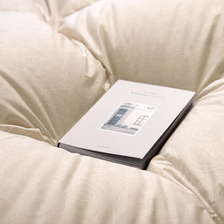 羽毛布団 シングルロング長身用 掛布団カバー等特典付 西川 厳選ホワイトグース ダウン90% 増量1.3kg コインランドリー対応 日本製 抗菌 掛け布団 冬用 | 西川 | 03