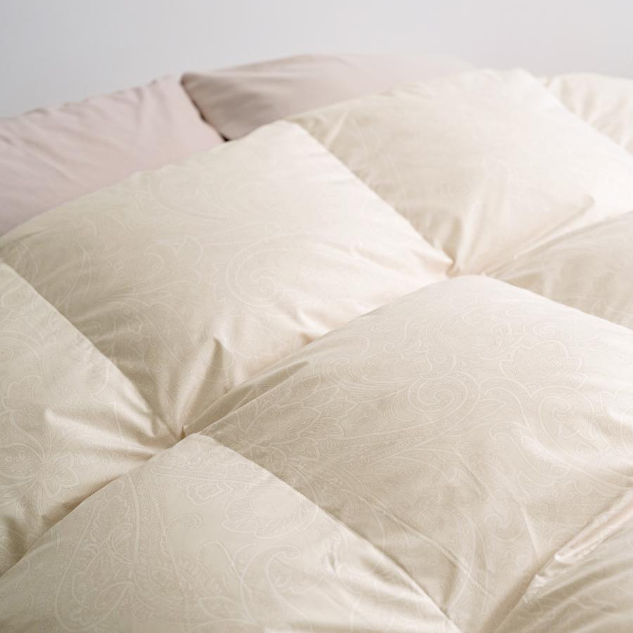 羽毛布団 シングルロング長身用 掛布団カバー等特典付 西川 厳選ホワイトグース ダウン90% 増量1.3kg コインランドリー対応 日本製 抗菌 掛け布団 冬用 | 西川 | 04