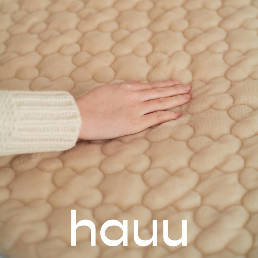 爆買 敷きパッド ダブル nishikawa 西川 hauu もちもち敷きパッド あったか 西川 秋 冬 レーヨン 吸湿発熱 暖かい 敷パッド ぽかぽか ベッドパッド兼用 | 西川 | 01