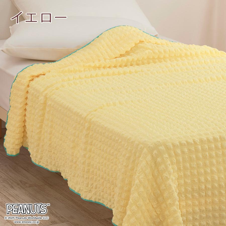 サマーケット シングル 西川 スヌーピー カラフルな薄手のケット 夏用 ジョー クール 軽量 速乾 冷房対策 ブランケット | 西川 | 07