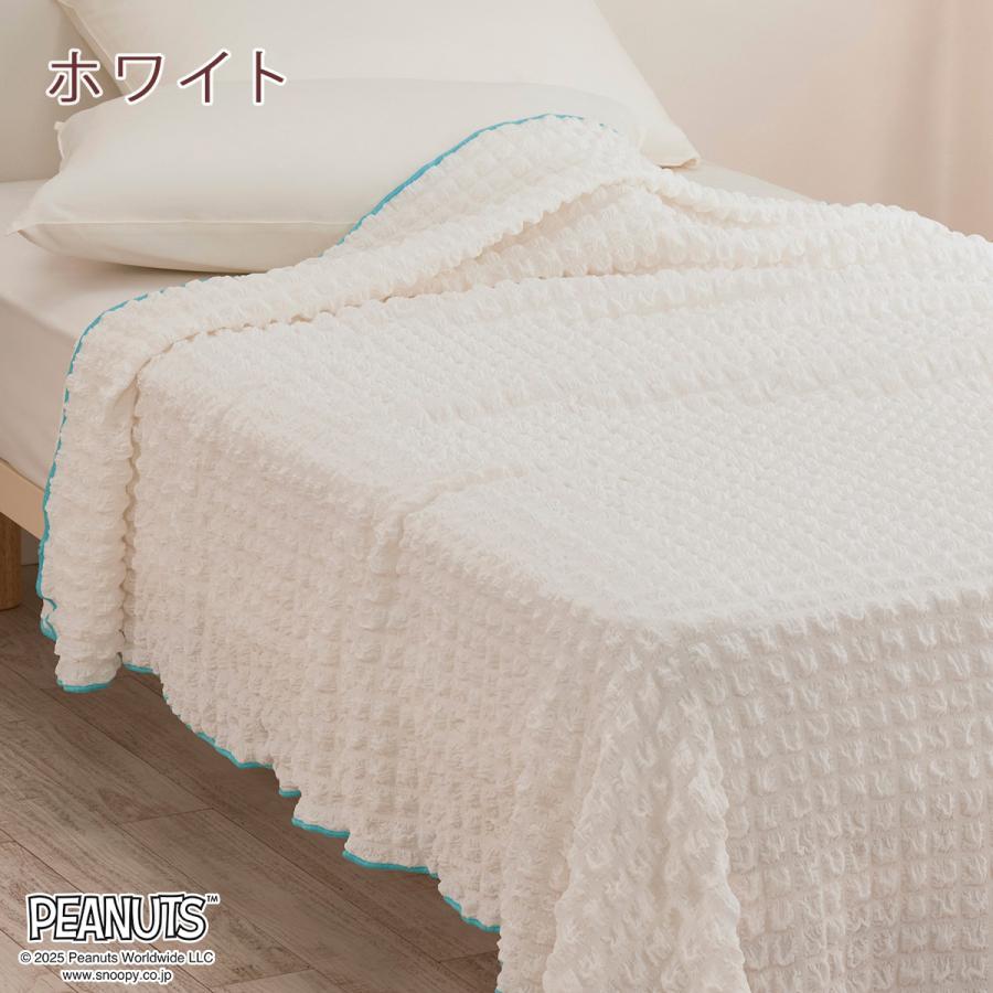 サマーケット シングル 西川 スヌーピー カラフルな薄手のケット 夏用 ジョー クール 軽量 速乾 冷房対策 ブランケット | 西川 | 08