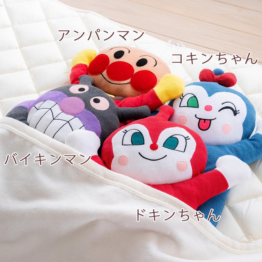 ベビー ドーナツ枕 まくら 抱き枕 アンパンマンシリーズ 西川 子供用 おやすみまくら プレゼント ギフト ばいきんまん ドキンちゃん コキンちゃん | 西川 | 01