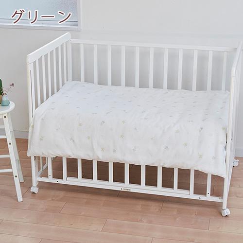 ベビー用掛け布団カバー  80×100cm ベビー ミニサイズ 西川 綿100％ 2重ガーゼ 日本製 掛け布団カバー 掛け布団カバー 掛けカバー 赤ちゃん 子供用 かわい | 西川 | 07