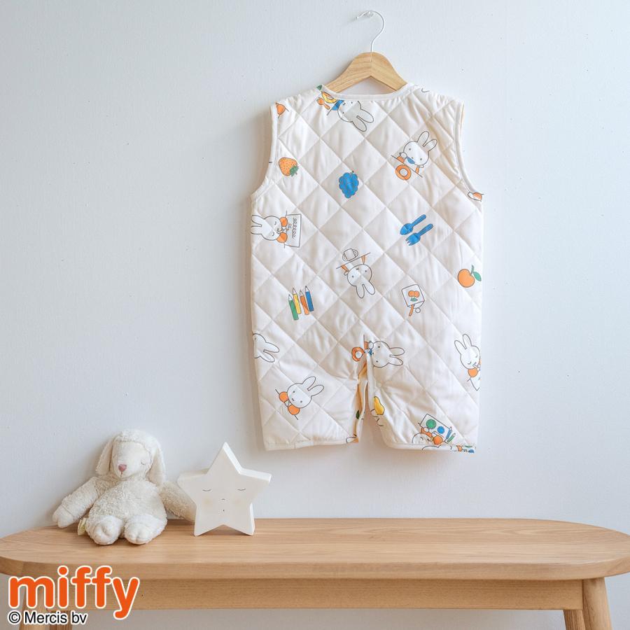 西川 スリーパー ミッフィー miffy ベビー ジュニア キッズ 寝冷え防止に 調温わたで温度を適切に調整 かいまき 軽くて暖か 子供用 | 西川 | 02