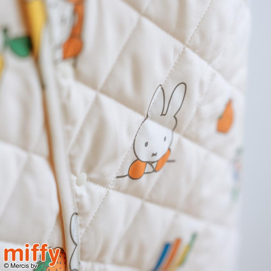 西川 スリーパー ミッフィー miffy ベビー ジュニア キッズ 寝冷え防止に 調温わたで温度を適切に調整 かいまき 軽くて暖か 子供用 | 西川 | 05