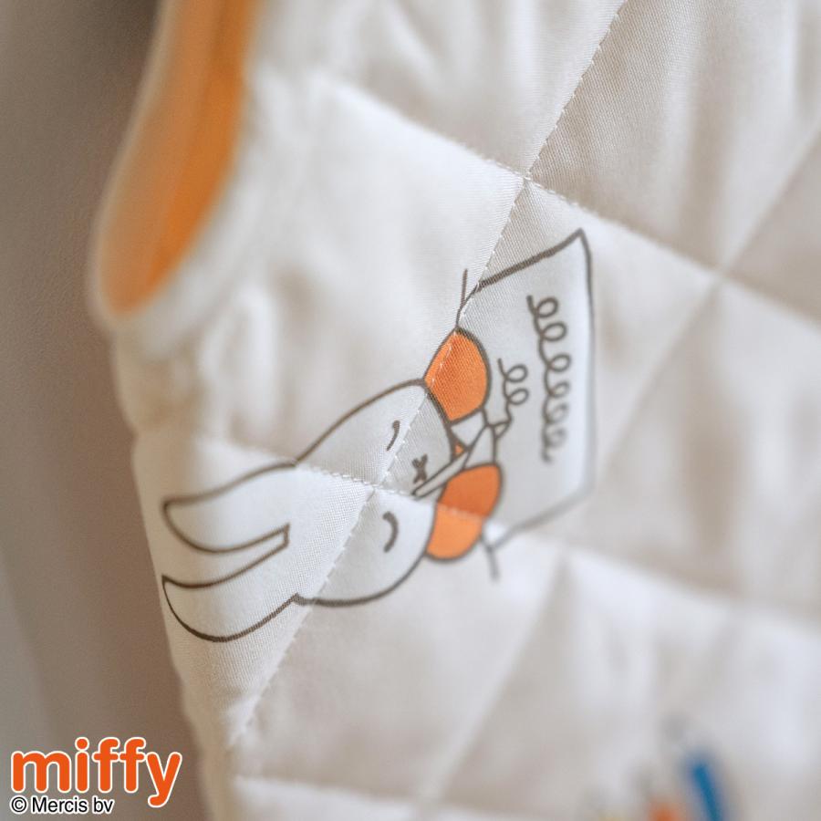 西川 スリーパー ミッフィー miffy ベビー ジュニア キッズ 寝冷え防止に 調温わたで温度を適切に調整 かいまき 軽くて暖か 子供用 | 西川 | 07