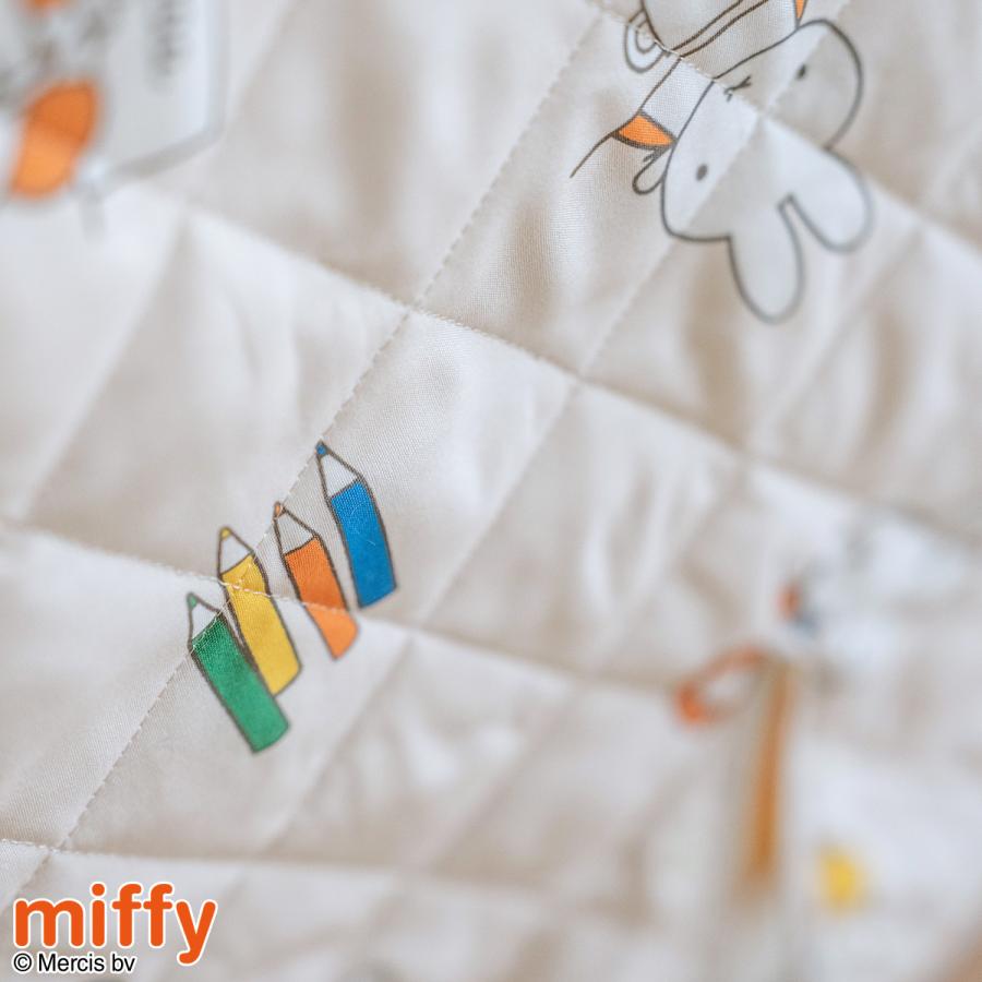 西川 スリーパー ミッフィー miffy ベビー ジュニア キッズ 寝冷え防止に 調温わたで温度を適切に調整 かいまき 軽くて暖か 子供用 | 西川 | 08