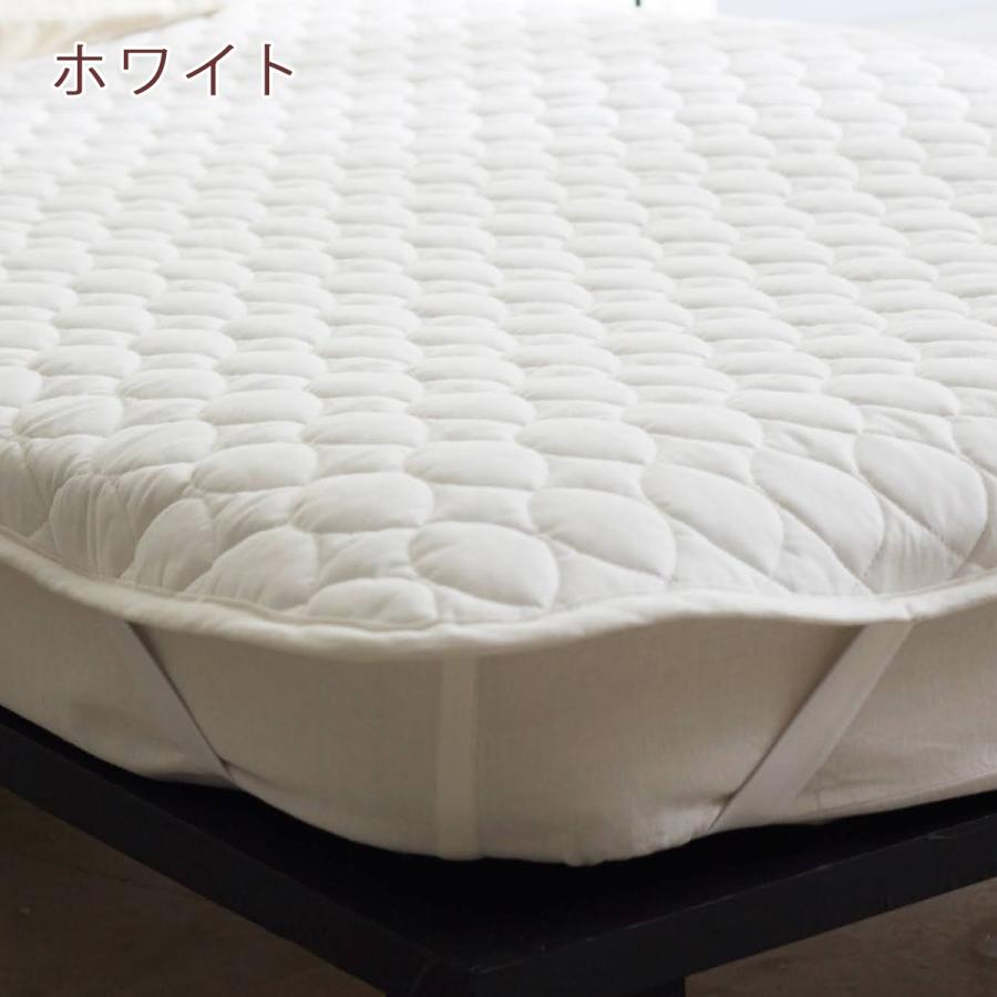 敷きパッド シングル 綿70％ 麻30％ 綿麻 生地 リネン fab the Home リネンミックス ワンウォッシュ 四隅ゴム付き 洗える 敷パッド 敷きパット | ブランド登録なし | 06