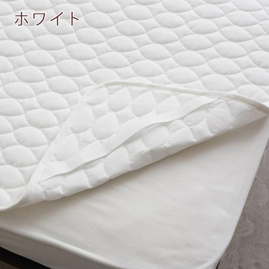 敷きパッド シングル 綿70％ 麻30％ 綿麻 生地 リネン fab the Home リネンミックス ワンウォッシュ 四隅ゴム付き 洗える 敷パッド 敷きパット | ブランド登録なし | 08