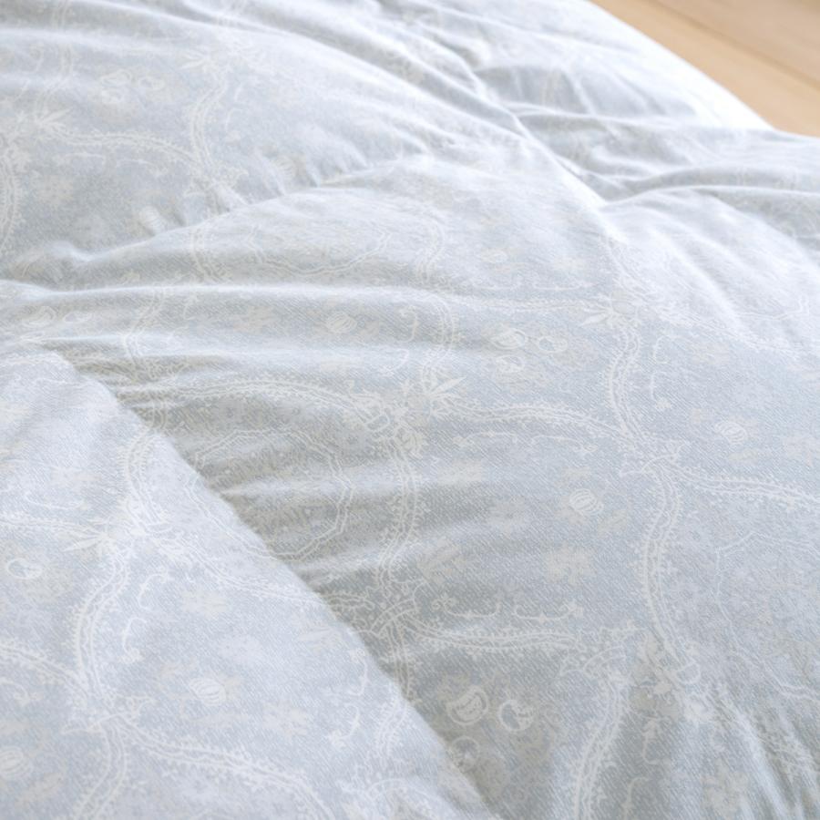 羽毛布団 セミダブル 暖か 大増量 1.6kg 厳選ダウン85% DP350 日本製 西川掛布団カバー特典付 中央肩口増量 抗菌 花粉 ダニ対策 ロマンス小杉 冬用 | ロマンス小杉 | 04