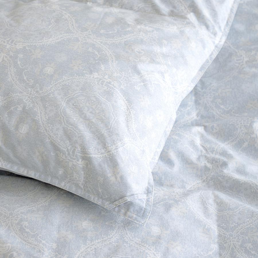 羽毛布団 セミダブル 暖か 大増量 1.6kg 厳選ダウン85% DP350 日本製 西川掛布団カバー特典付 中央肩口増量 抗菌 花粉 ダニ対策 ロマンス小杉 冬用 | ロマンス小杉 | 06