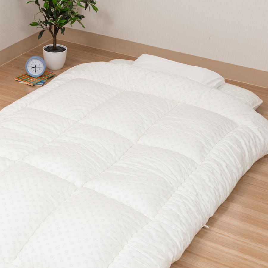 西川 ジュニア掛け布団  日本製 抗菌加工綿100%生地 合繊掛けふとん 子供布団 子供用布団 防ダニ効果 マイティトップ2 | 西川 | 03