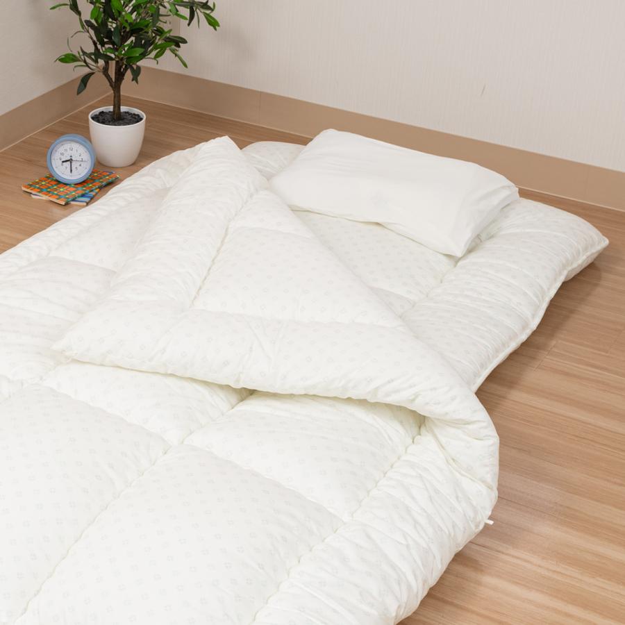 西川 ジュニア掛け布団  日本製 抗菌加工綿100%生地 合繊掛けふとん 子供布団 子供用布団 防ダニ効果 マイティトップ2 | 西川 | 05