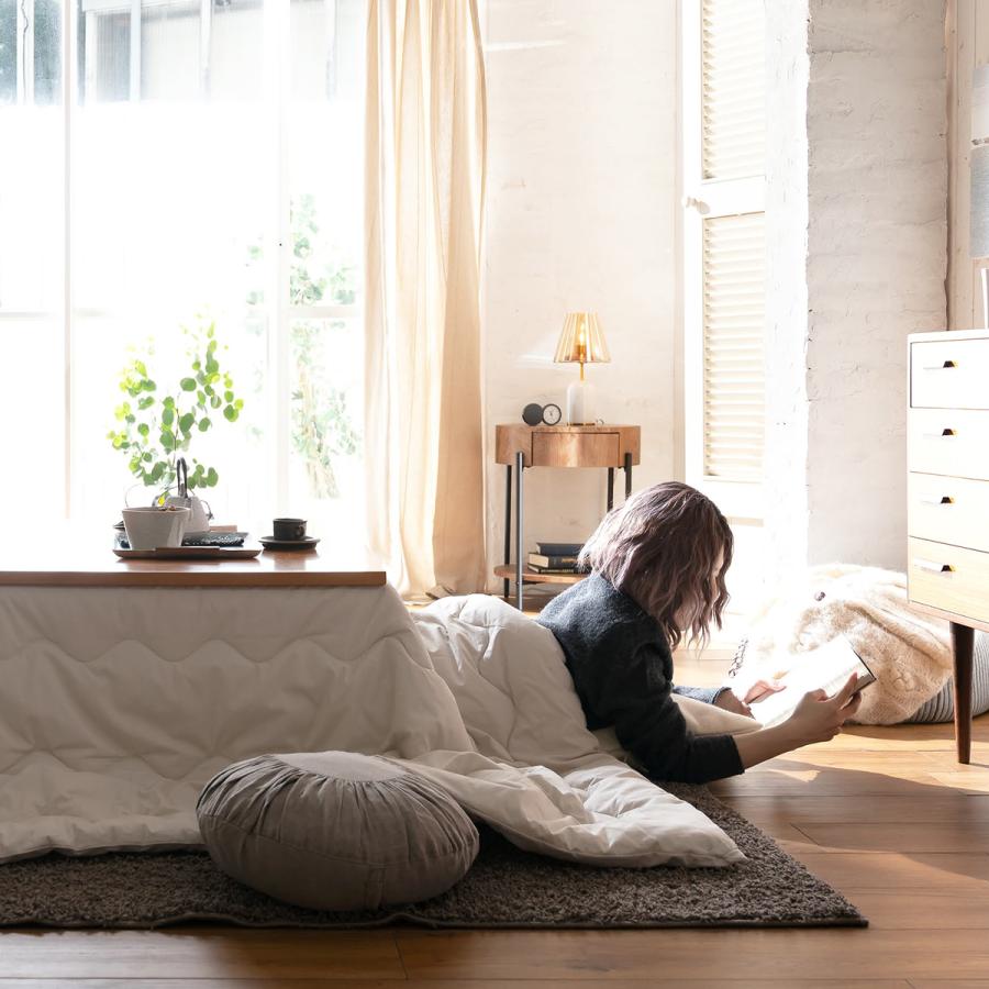 こたつ掛け布団 正方形 210×210cm 側地 綿100 綿100％ Fab the Home