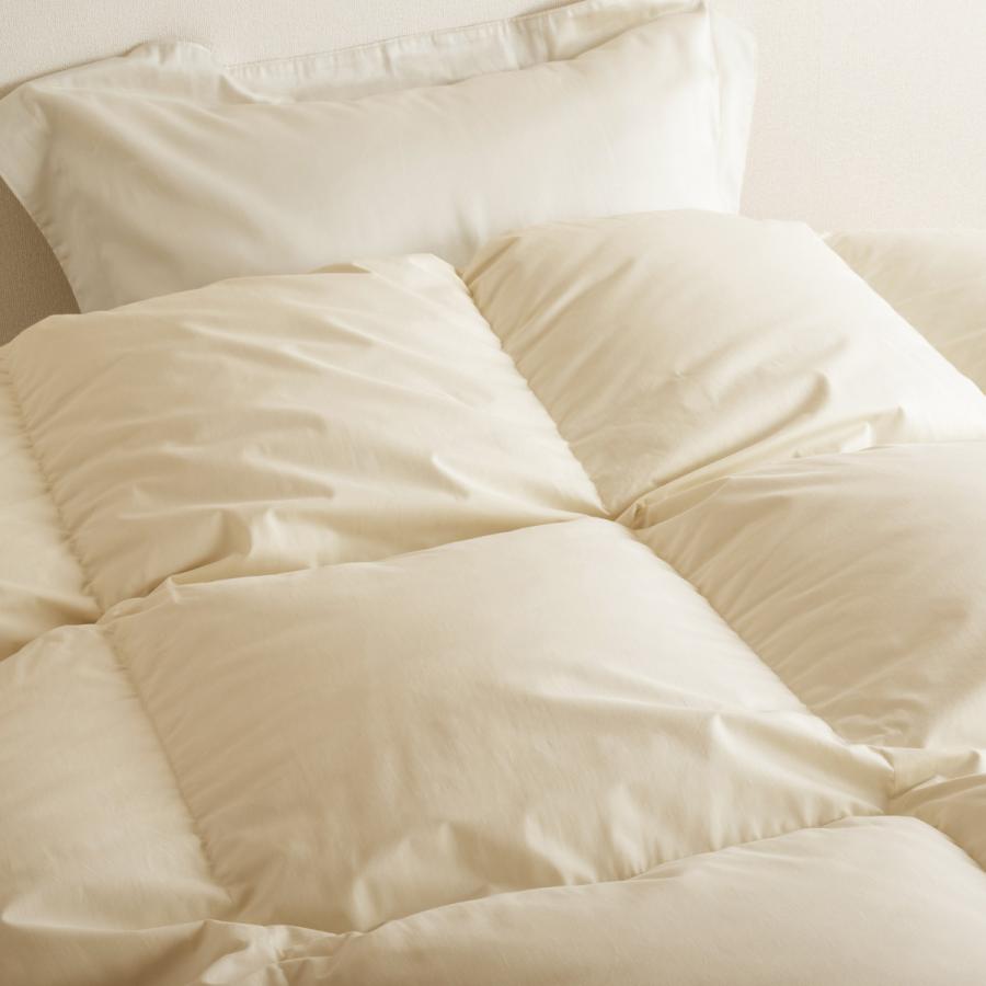 羽毛合い掛け布団 キングサイズ 増量1.3kg フランス産ホワイトダウン93% 羽毛ふとん 羽毛合掛けふとん 日本製 抗菌 防臭 花粉 春秋用 羽毛合掛け布団 | ロマンス小杉 | 06