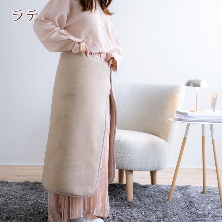 毛布 ひざ掛け 膝掛け 70×100cm 吸湿発熱 2枚合わせ 日本製 厚手 洗える 暖かい 抗菌 防臭 アクリル毛布 制電加工 ペット ブランケット | ブランド登録なし | 05
